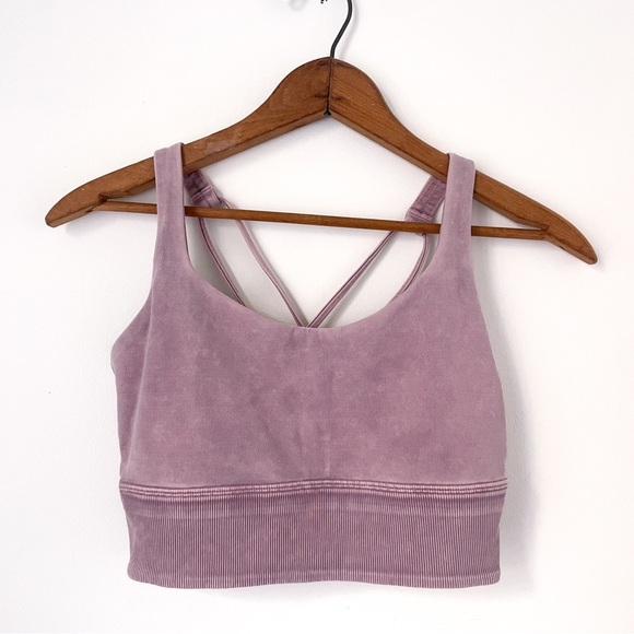 Lululemon Free To Be Bra *Long Line Rib Snow Wash
Washed Antoinette Size 6 - Picture 3 of 6